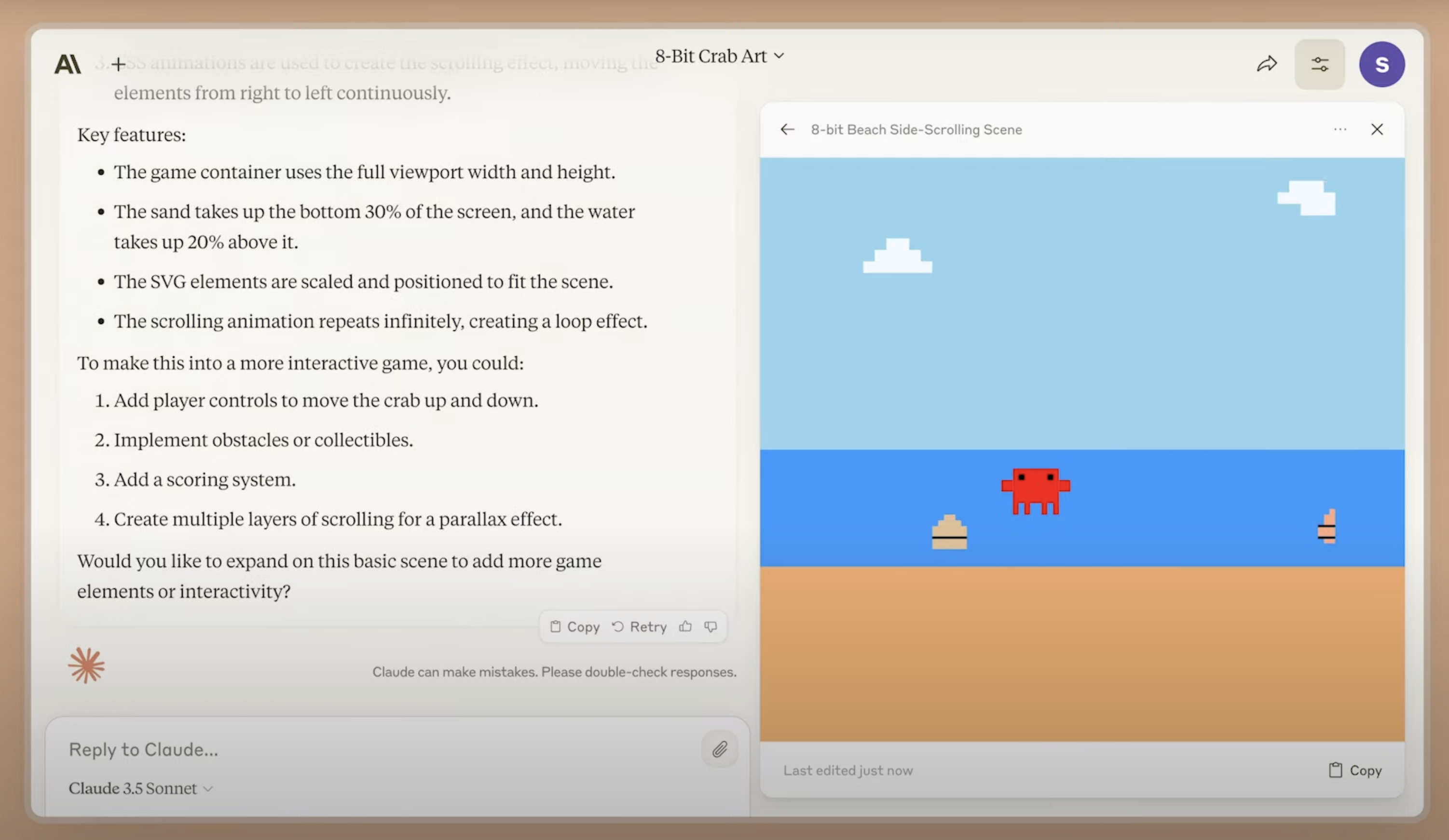 AI駆動開発】Anthropicの Claude 3.5 Sonnet「Artifacts」機能を試して