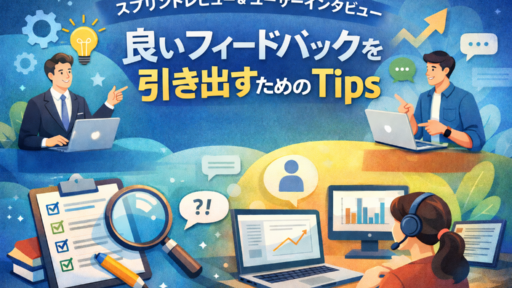 スプリントレビューやユーザーインタビューで良いFBを引き出すためのTips