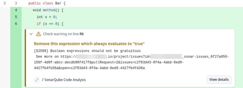 SonarQubeによるSAST段階的導入フロー図。Quality Profile(検知)とQuality Gate(判定)の分離、および段階的にブロックを強化する運用イメージ