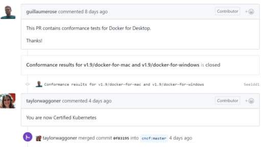 [和訳] Docker for DesktopがKubernetesの公式認定を取得 #docker #kubernetes #k8s